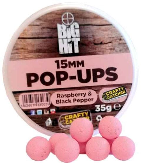 Crafty Catcher Big Hit Pop Ups Raspberry & Black Pepper 15mm 35g