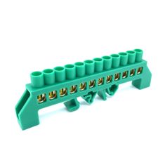 Tracon Electric Můstek PE zelený 12P 12,6x39x7mm / L1=118mm