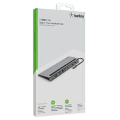 Belkin dokovací stanice, 11-portová, USB-C, 100W, šedá, INC004btSGY