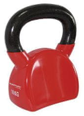 Tunturi Kettlebell litinový ve vinylu TUNTURI 10 kg červený