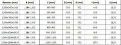 Mexen Sprchový kout zalamovací lima 120x70, čiré sklo, chrom +vanička 856-120-070-00-00-4010