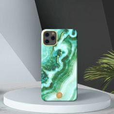 Kingxbar Marble Series silikonové pouzdro marble pro iPhone 11 Pro Max white