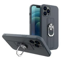 IZMAEL Pouzdro Ring Case pro Xiaomi Redmi Note 9/Redmi 10X 4G - Tmavě Modrá KP15073