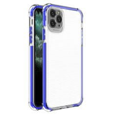 OEM Spring Armor silikonové pouzdro s barevným lemem na iPhone 11 Pro Max blue