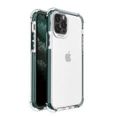 IZMAEL Spring Armor silikonove pouzdro s barevnym lemom pro Apple iPhone 11 Pro Max - Zelená KP9593