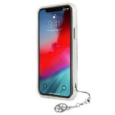 Guess GUHCP12LKS4GSI hard silikonové pouzdro iPhone 12 Pro MAX 6.7" transparent 4G silver Charms Collection