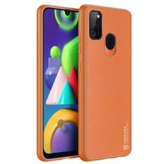 Dux Ducis Dux Ducis Yolo pouzdro z Eko kůže na Samsung Galaxy M21 / M30s orange