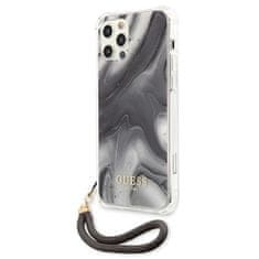 Guess GUHCP12LKSMAGR hard silikonové pouzdro iPhone 12 Pro MAX 6.7" grey Marble Collection