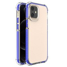 OEM Spring Armor silikonové pouzdro s barevným lemem na iPhone 12 Mini 5,4" blue