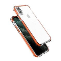 IZMAEL Spring Armor silikonove pouzdro s barevnym lemom pro Apple iPhone X/iPhone XS - Červená KP9564