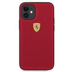 Ferrari FESPEHCP12SRE hard silikonové pouzdro iPhone 12 Mini 5.4" Red On Track