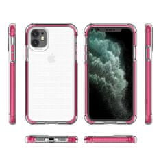 IZMAEL Spring Armor silikonove pouzdro s barevnym lemom pro Apple iPhone 11 - Červená KP9576