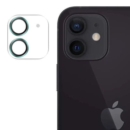 Joyroom Ochranné sklo na kameru Joyroom pro Apple iPhone 12 Mini - Stříbrná KP14051