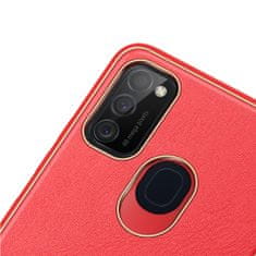 Dux Ducis Dux Ducis Yolo pouzdro z Eko kůže na Samsung Galaxy M21 / M30s red