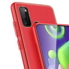 Dux Ducis Dux Ducis Yolo pouzdro z Eko kůže na Samsung Galaxy M21 / M30s red