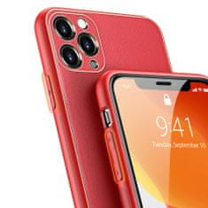 Dux Ducis Dux Ducis Yolo pouzdro z Eko kůže na iPhone 11 Pro red