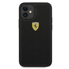 Ferrari FESPEHCP12SBK hard silikonové pouzdro iPhone 12 Mini 5.4" Black On Track