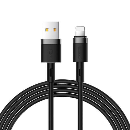 shumee iPhone USB - Lightning kabel 2,4A 1,2m černý