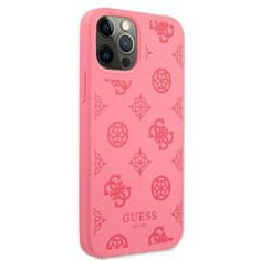 Guess GUHCP12LLSPEFU hard silikonové pouzdro iPhone 12 Pro MAX 6.7" fushia Peony Collection