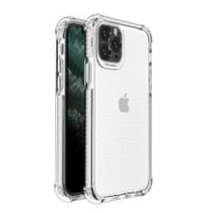 IZMAEL Spring Armor silikonove pouzdro s barevnym lemom pro Apple iPhone 11 Pro - Bílá KP9587