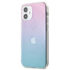 Guess GUHCP12S3D4GGBP hard silikonové pouzdro iPhone 12 Mini 5.4" blue-pink 4G 3D Pattern Collection