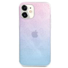 Guess GUHCP12S3D4GGBP hard silikonové pouzdro iPhone 12 Mini 5.4" blue-pink 4G 3D Pattern Collection