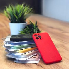 WOZINSKY Color Case silikonové pouzdro na iPhone 12 Pro MAX 6.7" red