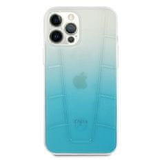 MERCEDES MEHCP12LCLGBL hard silikonové pouzdro iPhone 12 Pro MAX 6,7" Blue Transparent Line