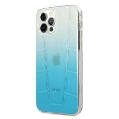 MERCEDES MEHCP12LCLGBL hard silikonové pouzdro iPhone 12 Pro MAX 6,7" Blue Transparent Line