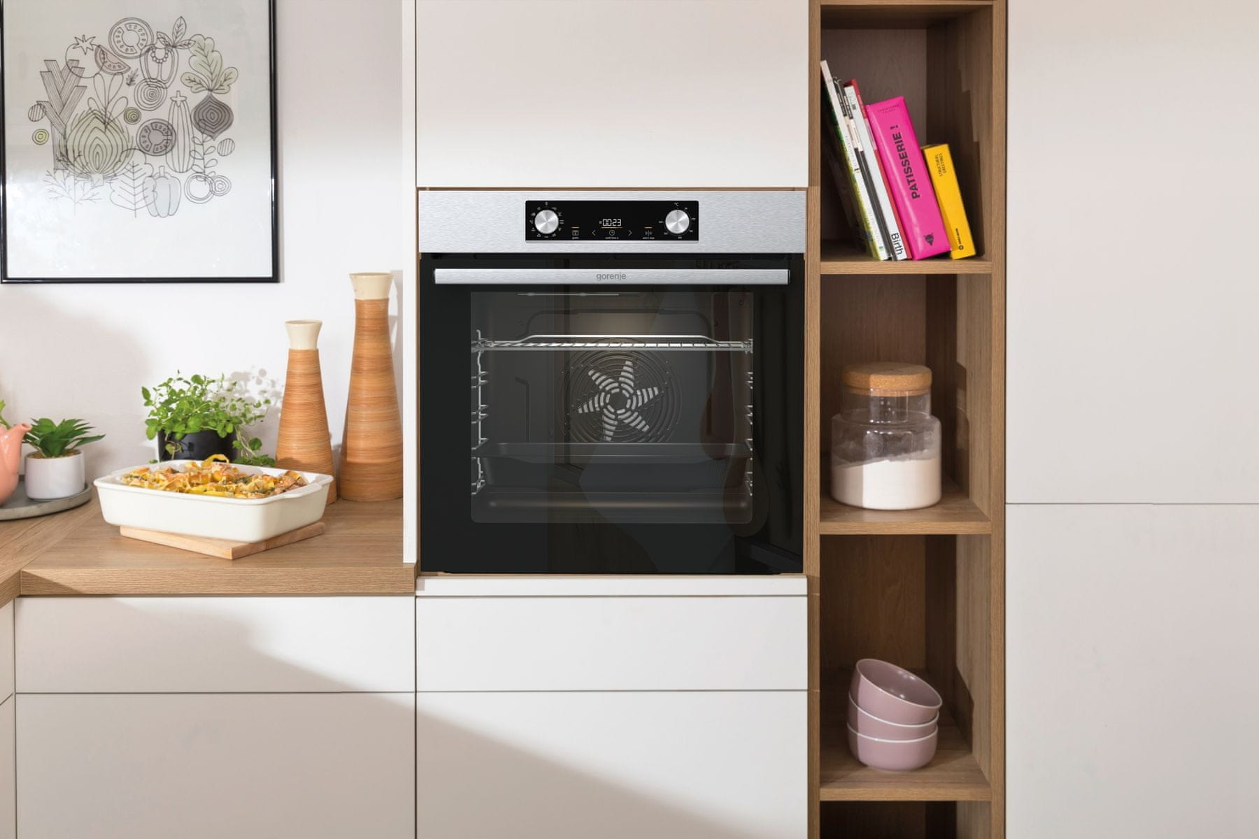 Vstavaná rúra Gorenje BSA6737E15BG SteamAssist 