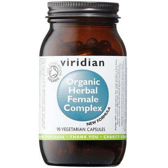 VIRIDIAN nutrition Organic Herbal Female Complex 90 kapslí