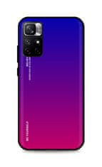 TopQ Kryt LUXURY Xiaomi Poco M4 Pro 5G pevný duhový fialový 70943