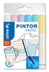 Pilot Pintor 4077 EF Pastel akryl sada 6ks