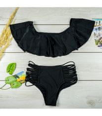 Zolta bikini PLAVKY poskakovat STRAPS Černá 18BK174