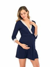 Ever Pretty těhotenské šaty CM00005-3 modrá