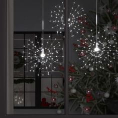 Greatstore Venkovní vánoční ohňostroje 2 ks chladné bílé 50cm 280 LED diod