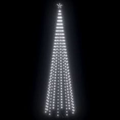 Vidaxl Vánoční stromek kužel 752 studených bílých LED diod 160x500 cm