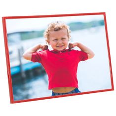 Greatstore Fotorámečky koláž 5 ks na zeď nebo stůl červené 21x29,7 cm MDF