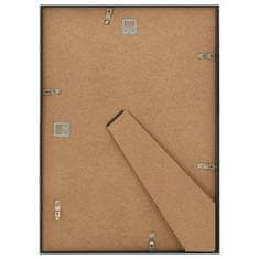 Greatstore Fotorámečky koláž 10 ks na zeď nebo stůl černé 15 x 21 cm MDF