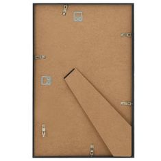 Greatstore Fotorámečky koláž 5 ks na zeď nebo stůl černé 28 x 35 cm MDF