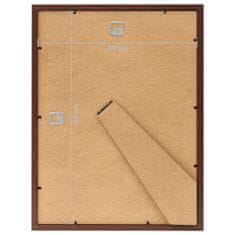 Greatstore Fotorámečky koláž 5 ks na zeď nebo stůl hnědé 50 x 60 cm MDF