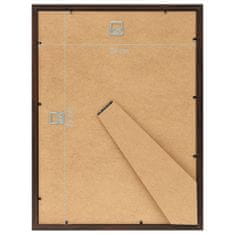 Greatstore Fotorámečky koláž 3 ks na zeď nebo stůl černé 20 x 25 cm MDF