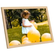 Greatstore Fotorámečky koláž 5 ks na zeď nebo stůl světlý dub 50 x 60 cm