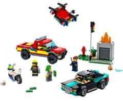 LEGO City 60319 Hasiči a policejní honička