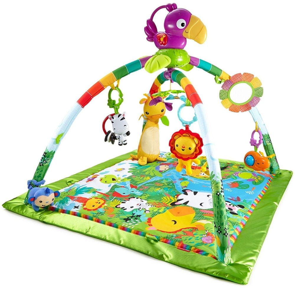 Fisher-Price Luxusní hrací dečka Rainforest s hrazdičkou DFP08