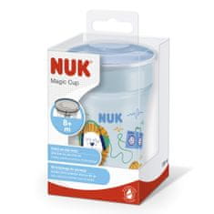 Nuk hrnek Magic Cup s víčkem 230ml modra