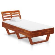 Greatstore Rám postele masivní akáciové dřevo 100 x 200 cm