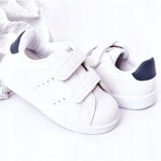 Dětská tenisová obuv na suchý zip White velikost 25
