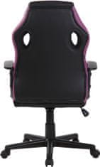 BHM Germany Kancelářská židle Glendale, černá / fialová