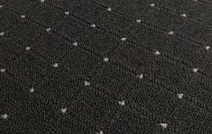 Kusový koberec Udinese antracit čtverec 60x60